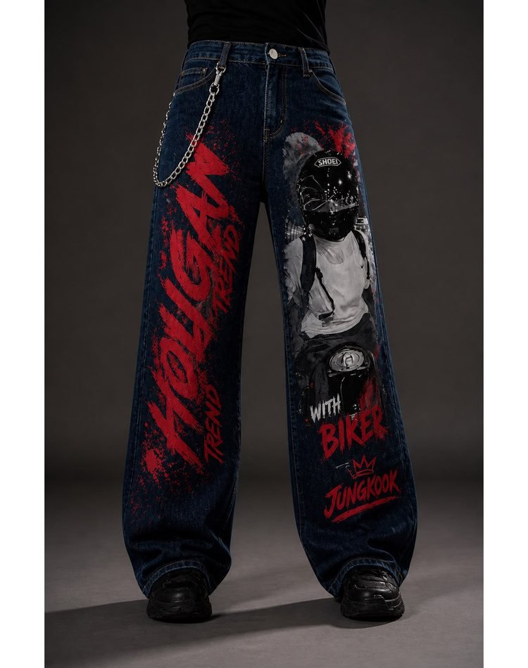 Jean negro Hooligan