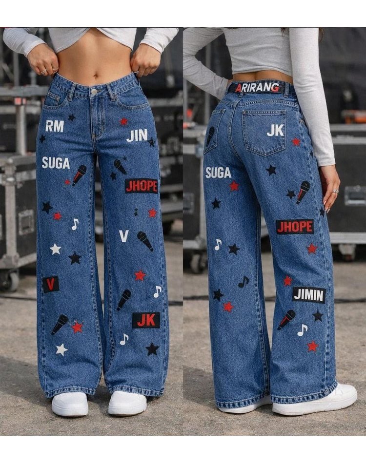 Jean con los nombres de los siete