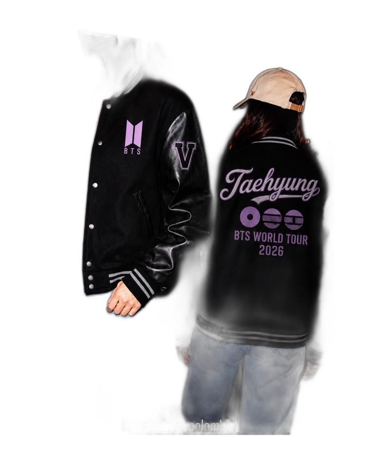 Chaqueta varsity Taehyung — BTS World Tour 2026