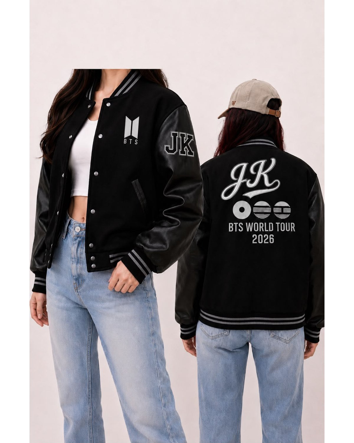 Chaqueta varsity JK — BTS World Tour 2026